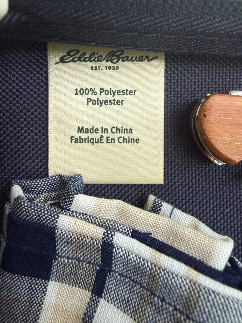 Eddie Bauer Travel Snack Set NWT Navy Picnic Cheese Board Corkscrew Kit